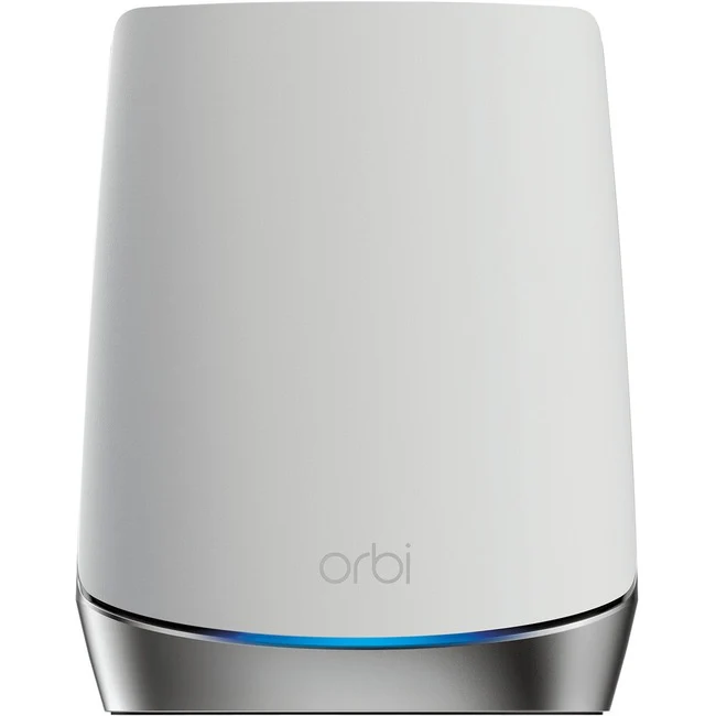 Netgear Orbi RBS750 Tri Band IEEE 802.11 a/b/g/n/ac/ax 4.10 Gbit/s Wireless Range Extender - Indoor - 2.40 GHz, 5 GHz - Internal - MIMO Technology - 2 x Network (RJ-45) - Gigabit Ethernet - 1 Pack