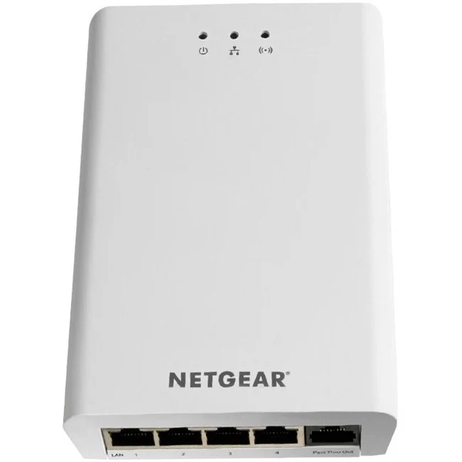 Netgear ProSafe WN370 IEEE 802.11b/g/n 300 Mbit/s Wireless Access Point - 2.40 GHz - Internal - MIMO Technology - 5 x Network (RJ-45) - Ethernet, Fast Ethernet, Gigabit Ethernet - 5.10 W - Wall Mountable