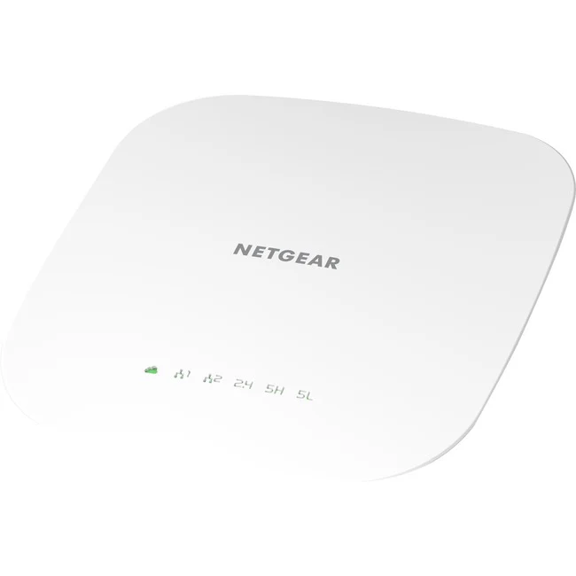 Netgear WAC540 IEEE 802.11ac 2.93 Gbit/s Wireless Access Point - 5 GHz, 2.40 GHz - MIMO Technology - 2 x Network (RJ-45) - Ceiling Mountable, Wall Mountable