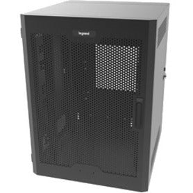 Ortronics 12RU, Swing-Out Wall-Mount Cabinet, Perforated Door