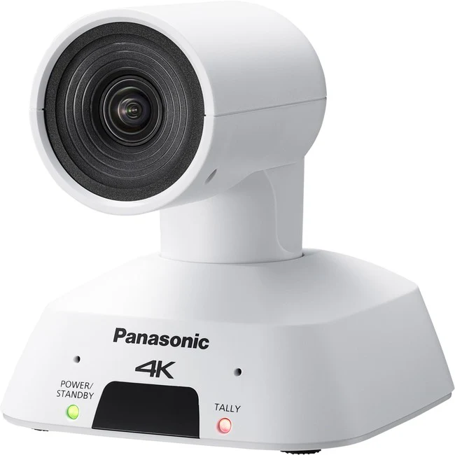 Panasonic AW-UE4WG Video Conferencing Camera - White - USB - 3840 x 2160 Video - MOS Sensor - 4x Digital Zoom - Network (RJ-45) - Notebook, Computer