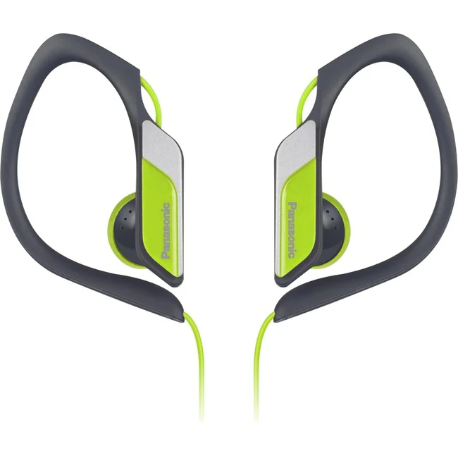 Panasonic RP-HS34-Y Earphone - Stereo - Yellow - Mini-phone (3.5mm) - Wired - 23 Ohm - 10 Hz 25 kHz - Nickel Plated Connector - Over-the-ear, Earbud - Binaural - Outer-ear - 3.94 ft Cable