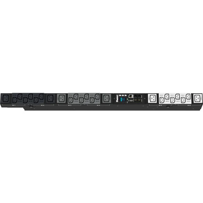 Panduit SmartZone MI 24-Outlets PDU - Monitored - IEC 60309 3P+E - 6 x IEC 60320 C19, 18 x IEC 60320 C13 - 230 V AC - Network (RJ-45) - 0U - Vertical - Rack-mountable