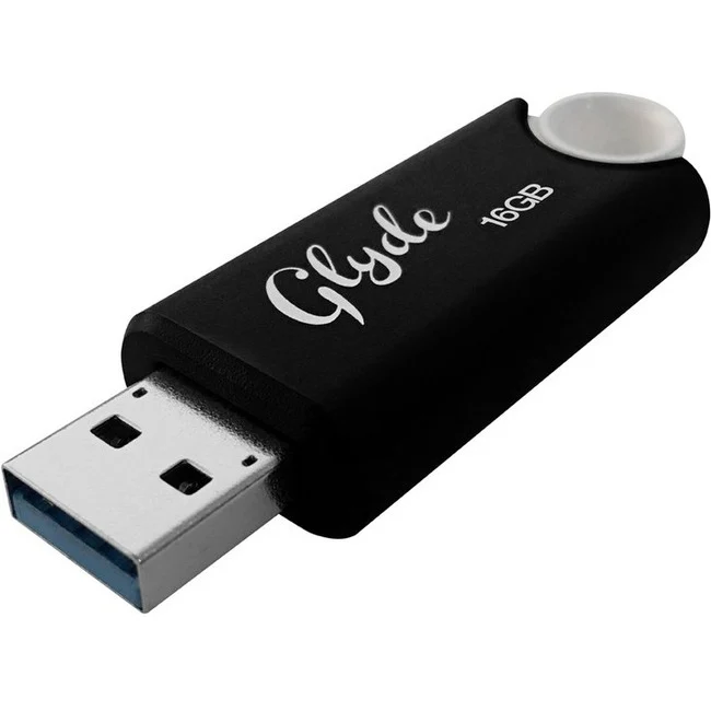 Patriot Memory Glyde USB 3.1, Gen. 1 (USB 3.0) Black and White - 16 GB - USB 3.1 - Black, White - 2 Year Warranty