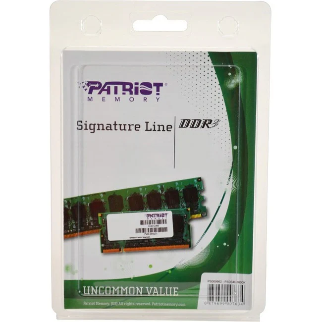 Patriot Memory Signature 8GB DDR3 SDRAM Memory Module - For Desktop PC - 8 GB (2 x 4GB) - DDR3-1600/PC3-12800 DDR3 SDRAM - 1600 MHz - CL11 - Non-ECC - Unbuffered - DIMM
