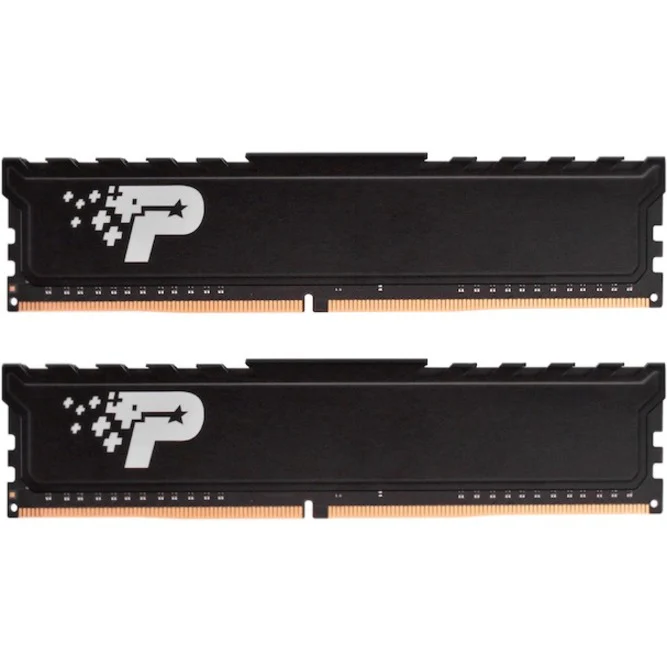 Patriot Memory Signature Line Premium 8GB DDR4 SDRAM Memory Module - For Desktop PC - 8 GB (2 x 4GB) - DDR4-2666/PC4-21300 DDR4 SDRAM - 2666 MHz - CL19 - 1.20 V - Non-ECC - Unbuffered - 288-pin - DIMM