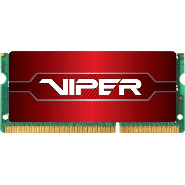 Patriot Memory Viper Series DDR4 8GB 2400MHz SODIMM - 8 GB (1 x 8GB) - DDR4-2400/PC4-19200 DDR4 SDRAM - 2400 MHz - 1.20 V - Non-ECC - Unbuffered - 260-pin - SoDIMM - Lifetime Warranty