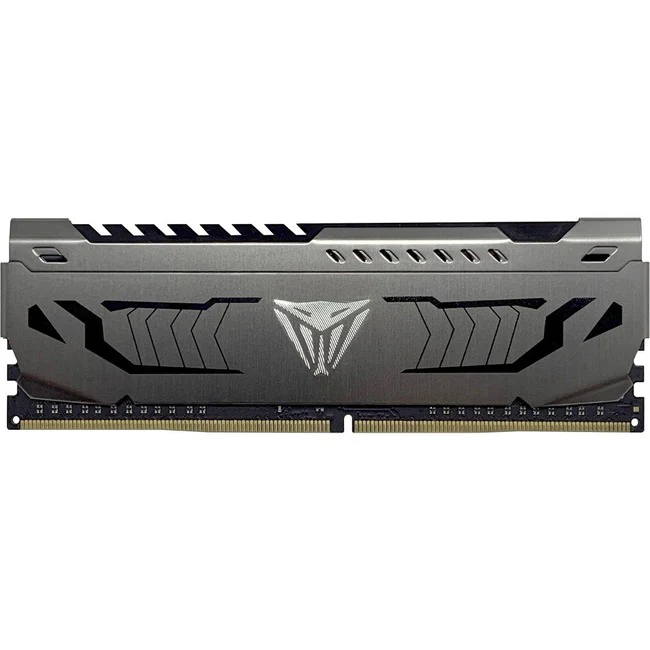 Patriot Memory Viper Steel 16GB DDR4 SDRAM Memory Module - For Desktop PC, Motherboard - 16 GB (1 x 16GB) - DDR4-3200/PC4-25600 DDR4 SDRAM - 3200 MHz - CL16 - 1.35 V - Non-ECC - Unbuffered - 288-pin - DIMM - Lifetime Warranty