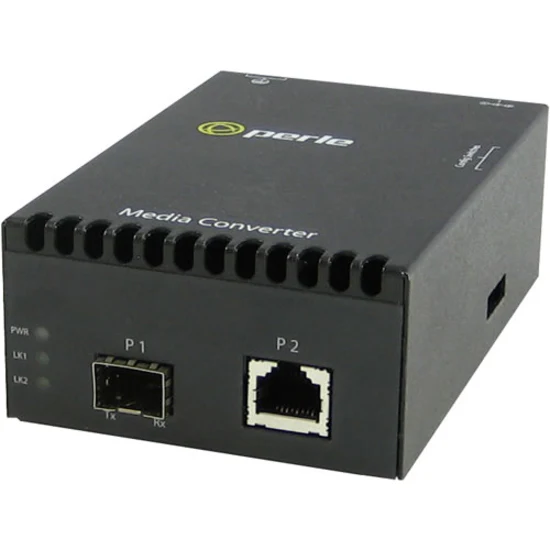 Perle 10 Gigabit Ethernet Stand-Alone Media Converter - 1 x Network (RJ-45) - 10GBase-T - 328.08 ft - 1 x Expansion Slots - 1 x SFP+ Slots - Rail-mountable, Wall Mountable, Rack-mountable