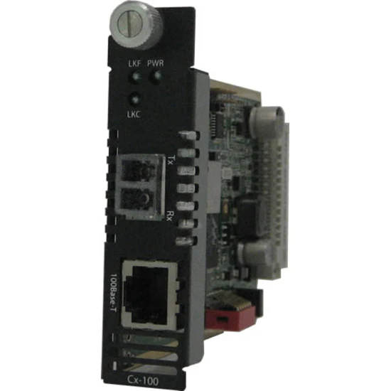 Perle C-100-S2LC80 Fast Ethernet Media Converter - 1 x Network (RJ-45) - 1 x LC Ports - DuplexLC Port - 100Base-ZX, 100Base-TX - 49.71 Mile - External
