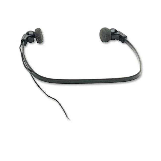 Philips LFH 334 Stereo Headphone - Stereo - Black - Mini-phone (3.5mm) - Wired - 32 Ohm - Gold Plated Connector - Under-the-chin - Binaural - 9.84 ft Cable - 1