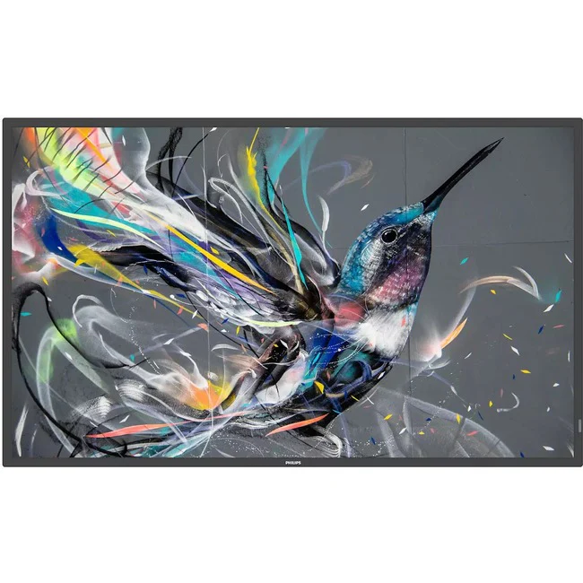 Philips Signage Solutions Q-Line Display - 49.5" LCD - ARM Cortex A53 1.10 GHz - 2 GB DDR3 SDRAM - 3840 x 2160 - Direct LED - 400 Nit - 2160p - HDMI - USB - DVI - SerialEthernet - Android 8.0 Oreo