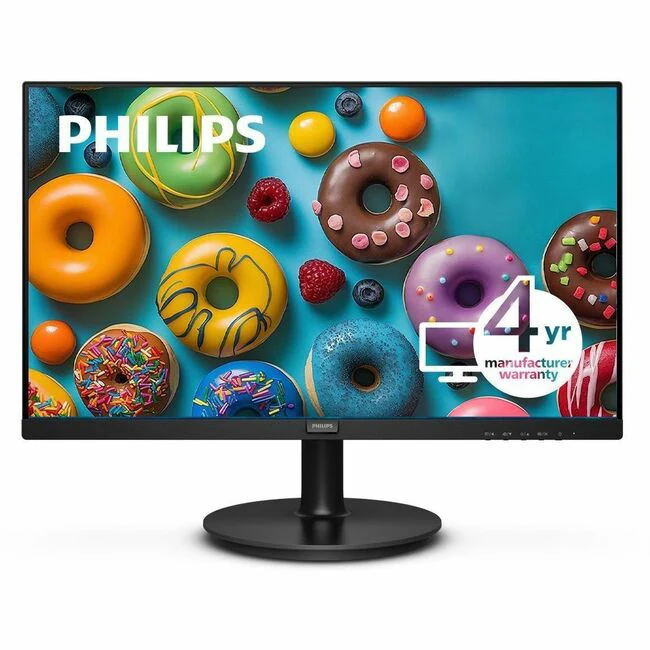 Philips V-line 271V8LBS 27" Class Full HD LED Monitor - 16:9 - Textured Black - 27" Viewable - Vertical Alignment (VA) - WLED Backlight - 1920 x 1080 - 16.7 Million Colors - Adaptive Sync - 250 Nit - 4 ms GTG - 100 Hz Refresh Rate - HDMI - VGA