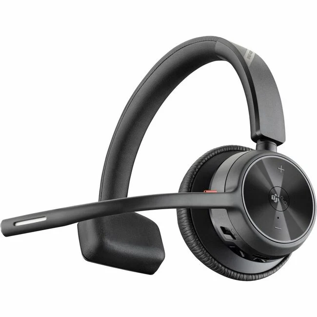 Poly Bluetooth Office Headset - Microsoft Teams Certification - Mono - USB Type C - Wired/Wireless - Bluetooth - 164 ft - 20 Hz - 20 kHz - Over-the-head - Monaural - Ear-cup - 4.92 ft Cable - Noise Cancelling MicrophoneTAA Compliant