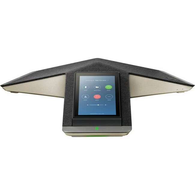 Poly Trio C60 IP Conference Station - Corded/Cordless - Wi-Fi - Tabletop - Black - 3 x Total Line - VoIP - 5" LCD - 2 x Network (RJ-45) - PoE Ports
