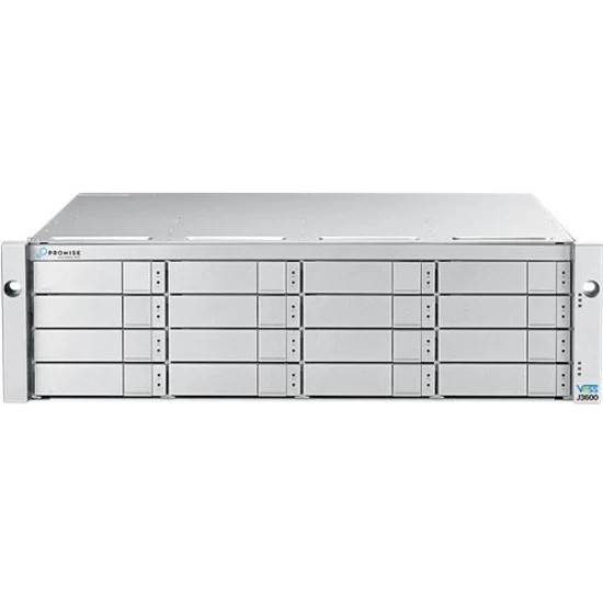 Promise J3600SD DAS Storage System - 16 x HDD Supported - 1024 TB Supported HDD Capacity - 16 x HDD Installed - 256 TB Installed HDD Capacity - Serial Attached SCSI (SAS) - 16 x SSD Supported - 12Gb/s SAS, Serial ATA/600 Controller - RAID Supported - 16 x