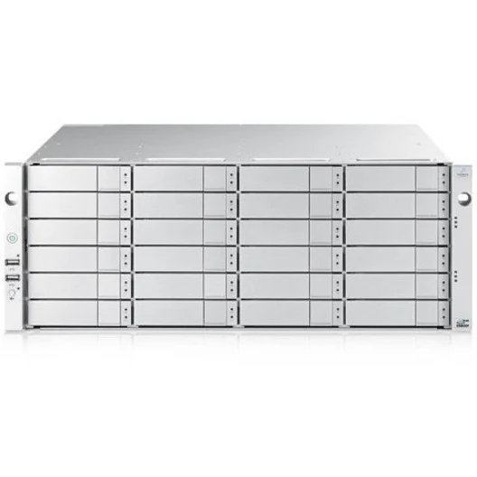 Promise VTrak D5800fxD SAN/NAS Storage System - 28 x HDD Supported - 24 x HDD Installed - 336 TB Installed HDD Capacity - 2 x 12Gb/s SAS Controller - RAID Supported - 0, 1, 5, 6, 10, 50, 60 RAID Levels - 28 x Total Bays - 24 x 3.5" Bay - 4 x 2.5" Bay - 4