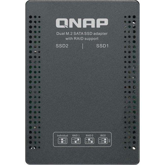 QNAP QDA-A2MAR DAS Storage System - 2 x SSD Supported - Serial ATA/600 Controller - RAID Supported - 0, 1, JBOD RAID Levels - 2 x Total Bays - Internal