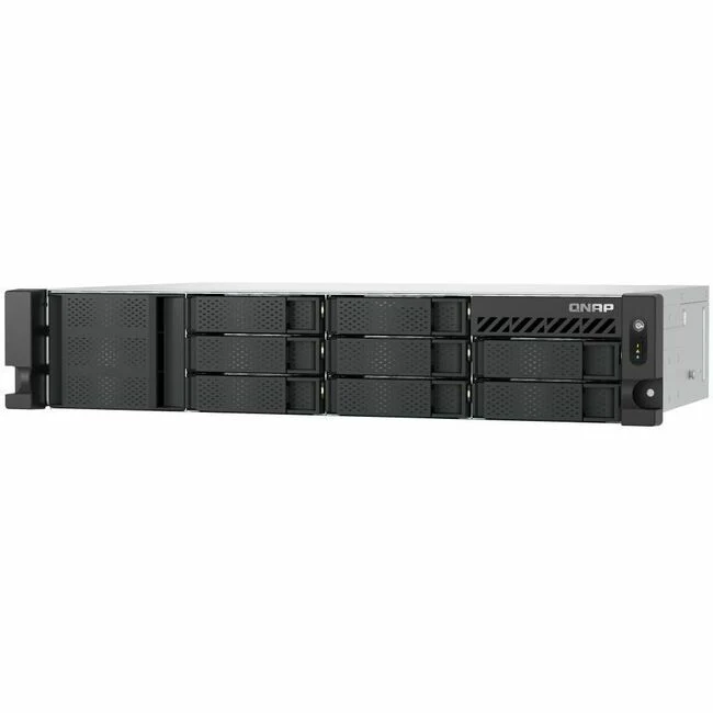 QNAP TS-855eU-8GSAN/NAS Storage System - Intel Atom C5125 Octa-core (8 Core) 2.80 GHz - 8 x HDD Supported - 0 x HDD Installed - 8 x SSD Supported - 0 x SSD Installed - 8 GB RAM DDR4 SDRAM - Serial ATA/600, Serial ATA/300 Controller - RAID Supported - 0, 1
