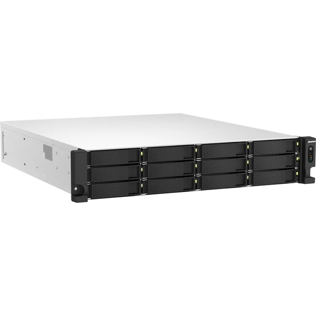 QNAP TS-h1887XU-RP-E2334-16G SAN/NAS Storage System - 1 x Intel Xeon E-2334 Quad-core (4 Core) 3.40 GHz - 18 x HDD Supported - 0 x HDD Installed - 18 x SSD Supported - 0 x SSD Installed - 16 GB RAM DDR4 SDRAM - Serial ATA/600 Controller - RAID Supported -