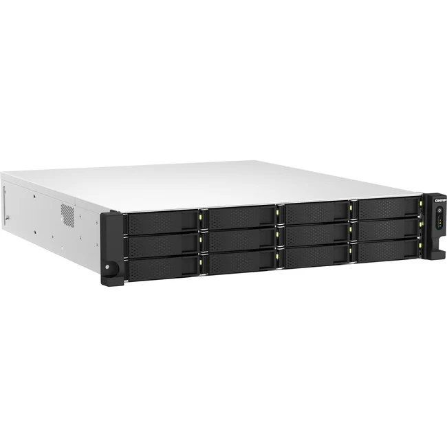 QNAP TS-h1887XU-RP-E2336-32G SAN/NAS Storage System - 1 x Intel Xeon E-2336 Hexa-core (6 Core) 2.90 GHz - 18 x HDD Supported - 0 x HDD Installed - 18 x SSD Supported - 0 x SSD Installed - 32 GB RAM DDR4 SDRAM - Serial ATA/600 Controller - RAID Supported -