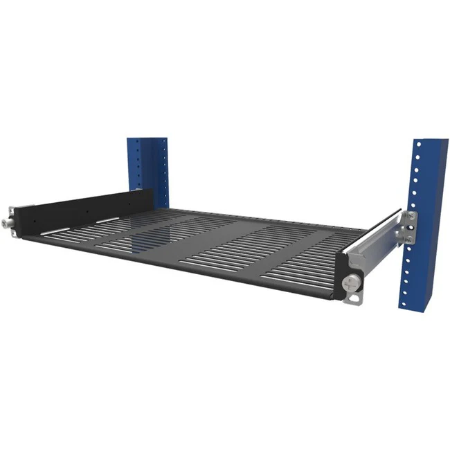 Rack Solutions 2 Post Rack Sliding Half Shelf