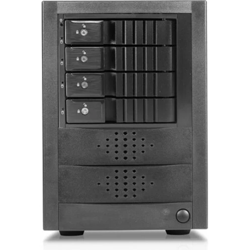 RAIDage 4-bay SAS/SATA 12Gb/s SFF-8644 Trayless Hotswap JBOD Enclosure
