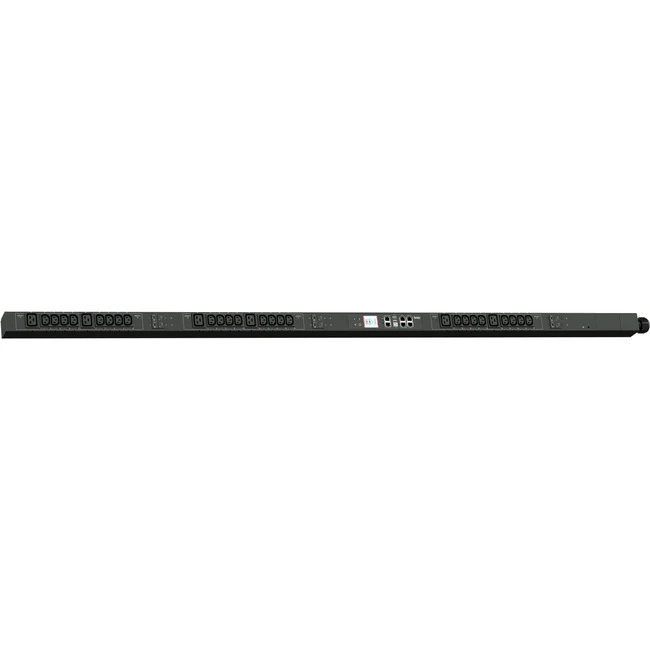 Raritan Dominion PX3-5668U-M5V2 30-Outlet PDU - Monitored - IEC 60309 3P+N+E 6h 32A (4P5W) - 6 x IEC 60320 C19, 24 x IEC 60320 C13 - 400 V AC - Network (RJ-45) - 0U - Vertical - Rack-mountable
