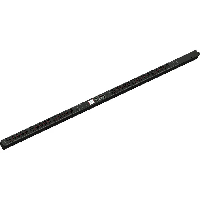 Raritan Dominion PX3-5870V-E2 30-Outlet PDU - Monitored - NEMA L6-30P (2P3W) - 6 x IEC 60320 C19, 24 x IEC 60320 C13 - 230 V AC - Network (RJ-45) - 0U - Vertical - Rack-mountable