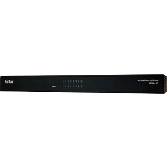Raritan MCD-116 KVM Switchbox - 16 Computer(s) - 1 Local User(s) - 1920 x 1080 - 16 x Network (RJ-45) - 3 x USB - 1 x DVI - Rack-mountable - 1U