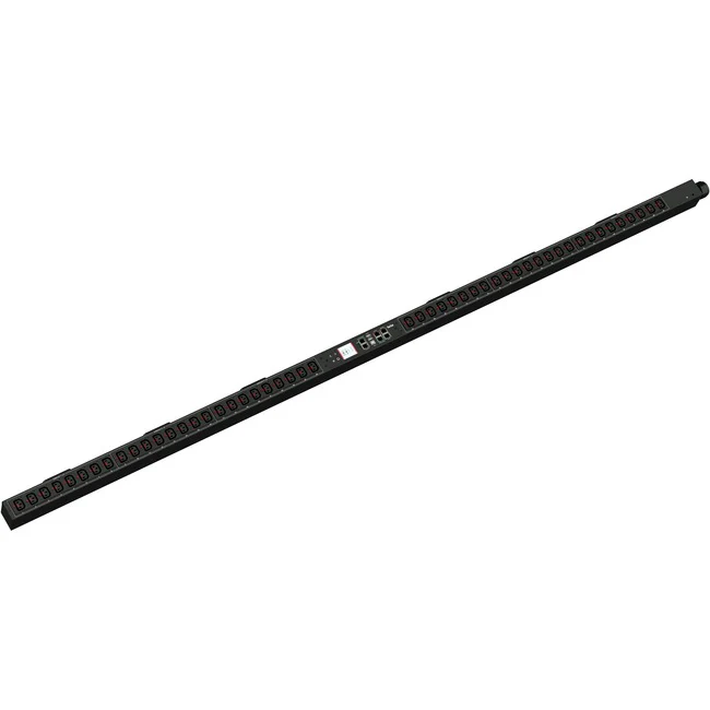 Raritan PX3-1135U-E2N1Q1V2 50-Outlet PDU - Monitored - IEC 60309 3P+N+E 6h 32A (4P5W) - 50 x IEC 60320 C13 - 400 V AC - Network (RJ-45) - 0U - Vertical - Rack-mountable
