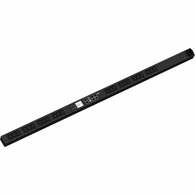 Raritan PX3-1480 24-Outlets PDU - Metered - NEMA L6-20P (2P3W) - 24 x IEC 60320 C13 - 230 V AC - 9.84 ft Cord Length - 0U - Rack-mountable - Vertical