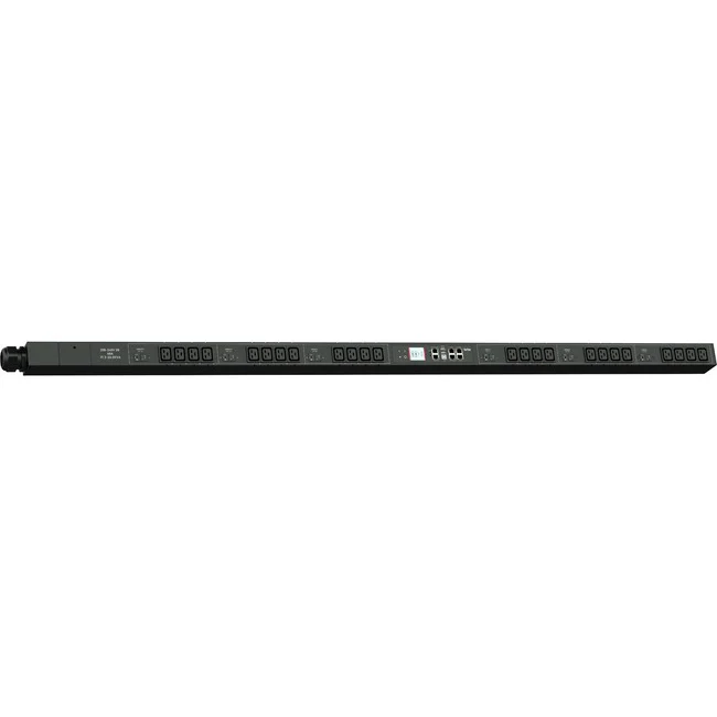 Raritan PX3 24-Outlets PDU - Monitored - IEC 60309 3P+E 9h 60A (3P4W) - 24 x IEC 60320 C19 - 230 V AC - Network (RJ-45) - 0U - Vertical - Rack-mountable