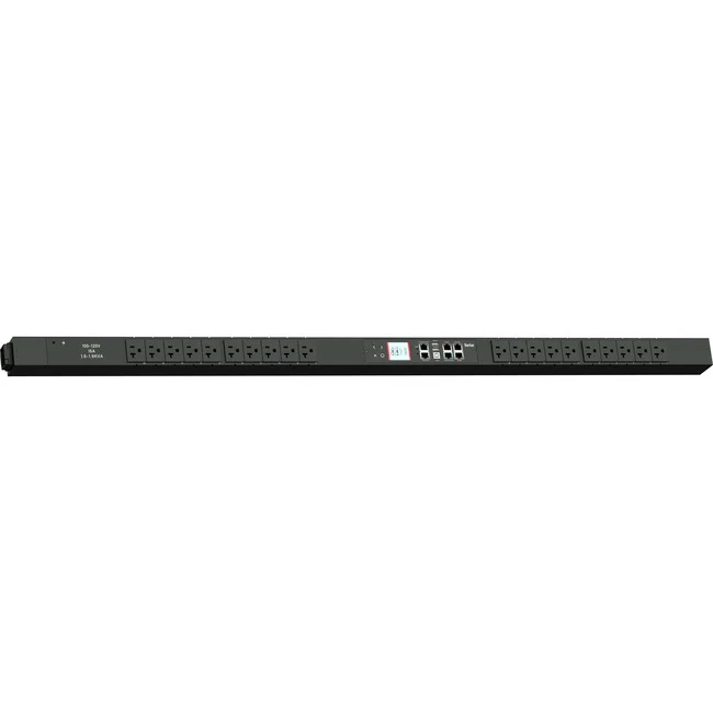 Raritan PX3-4407V 20-Outlets PDU - Monitored - NEMA 5-20P - 20 x NEMA 5-20R - 120 V AC - Network (RJ-45) - 0U - Vertical - Rack-mountable
