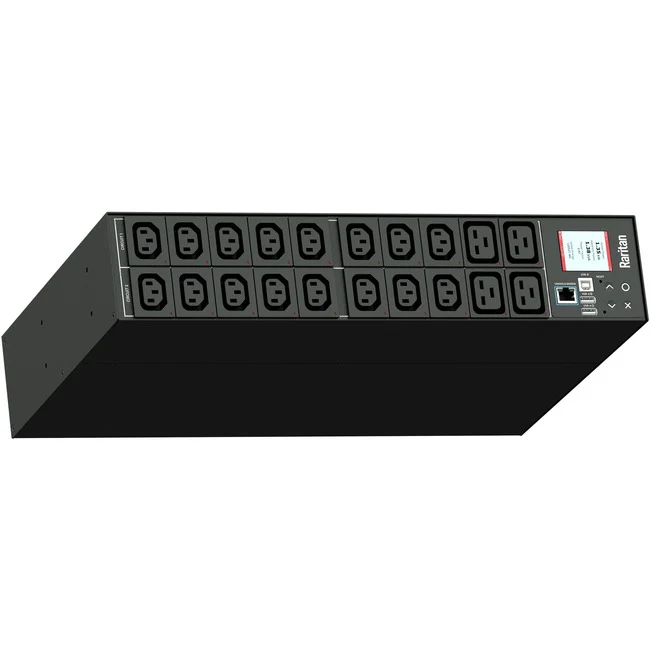 Raritan PX3-4464R 20-Outlet PDU - Monitored - NEMA L6-30P (2P3W) - 4 x IEC 60320 C19, 16 x IEC 60320 C13 - 230 V AC - Network (RJ-45) - 2U - Horizontal - Rack-mountable