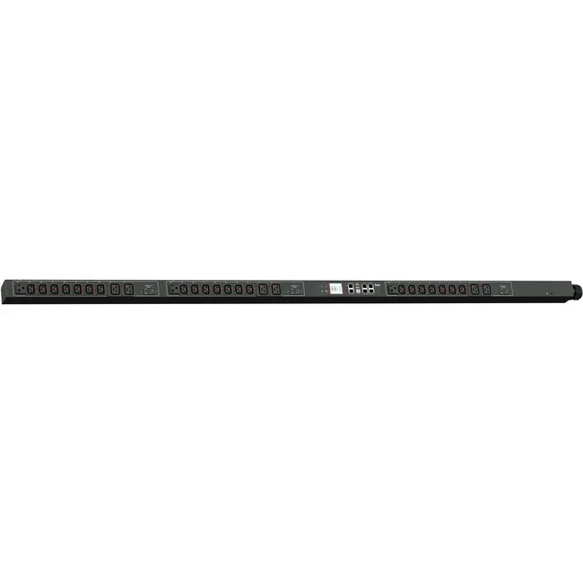Raritan PX3-4660U-E2P1 30-Outlets PDU - Monitored - NEMA L21-30P (4P5W) - 21 x IEC 60320 C13, 6 x IEC 60320 C19, 3 x NEMA 5-20R - 230 V AC - Network (RJ-45) - 0U - Vertical - Rack-mountable