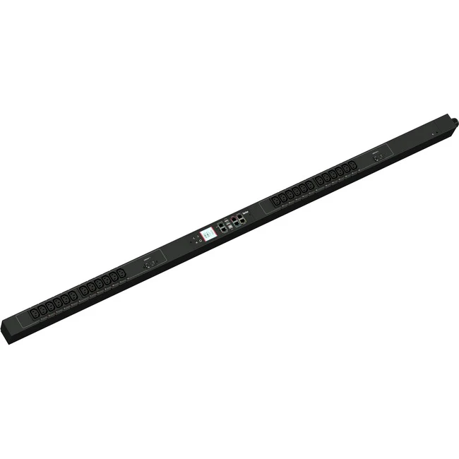 Raritan PX3-5496JV 24-Outlet PDU - Switched - NEMA L6-30P (2P3W) - 24 x IEC 60320 C13 - 230 V AC - Network (RJ-45) - 0U - Vertical - Rack-mountable
