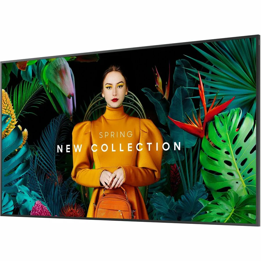 Samsung 65" Crystal UHD Signage QBC - 65" LCD - Vertical Alignment (VA) - 16 Hours/ 7 Days Operation - 3840 x 2160 - 4K UHD - 8 ms - 350 cd/m² - 2160p - HDMI - USB - Serial - Wireless LAN - Bluetooth - Ethernet - Tizen 7.0 - Energy Star