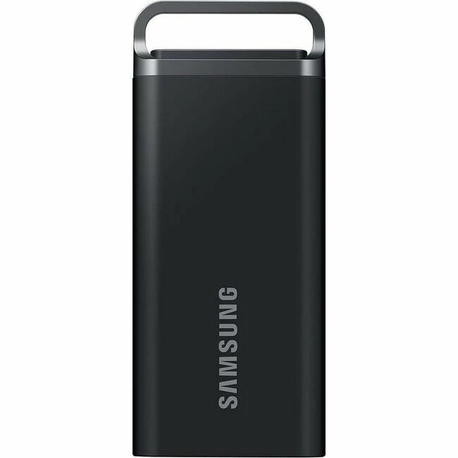 Samsung T5 EVO MU-PH2T0S 2 TB Portable Solid State Drive - External - Black - Desktop PC, Notebook, Gaming Console, Smartphone, Smart TV, Tablet, Camera Device Supported - USB 3.2 (Gen 1) - 460 MB/s Maximum Read Transfer Rate - 256-bit AES Encryption Stan