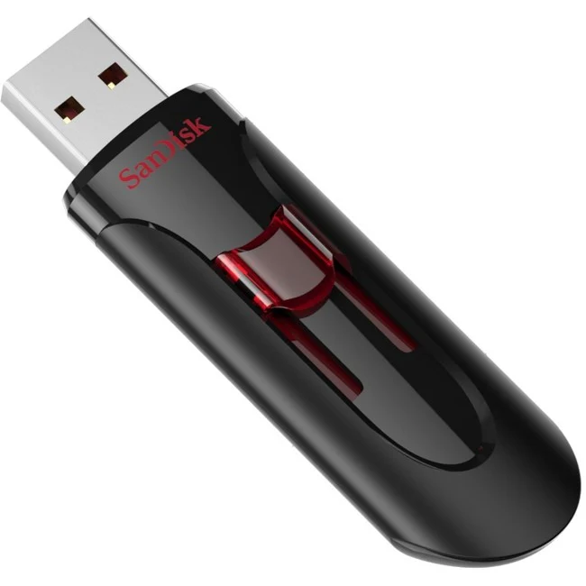 SanDisk Cruzer Glide 3.0 USB Flash Drive - 256GB - 256 GB - USB 3.0, USB 2.0 - 5 Year Warranty
