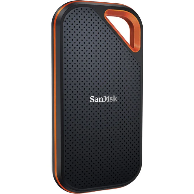 SanDisk Extreme SDSSDE60-2T00-G25 2 TB Portable Solid State Drive - External - Black - USB 3.1 Type C - 3 Year Warranty