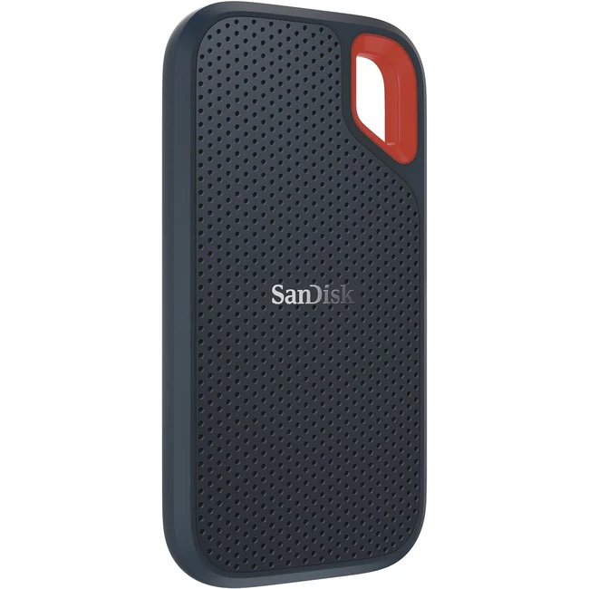 SanDisk Extreme SDSSDE60-500G-G25 500 GB Portable Solid State Drive - External - Black - USB 3.1 Type C - 2 Year Warranty