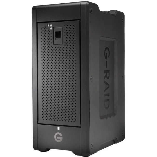 SanDisk Professional G-RAID SHUTTLE 8 96TB - 8 x HDD Supported - 144 TB Supported HDD Capacity - 96 TB Installed HDD Capacity - RAID Supported - 0, 1, 5, 6, 10, 50, 60, JBOD RAID Levels - 8 x Total Bays - Desktop