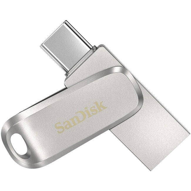 SanDisk Ultra Dual Drive Luxe USB Type-C - 256GB - 256 GB - USB 3.1 (Gen 1) Type C - 150 MB/s Read Speed - 5 Year Warranty