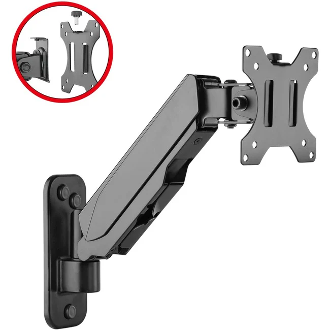 SIIG Aluminum Wall Mount Gas Spring Monitor Arm