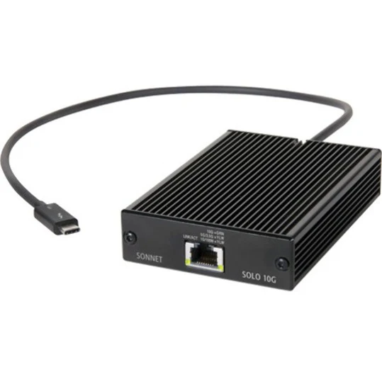 Sonnet Solo10G (Thunderbolt 3 Edition) - Thunderbolt 3 - 1 Port(s) - 1 - Twisted Pair - 10GBase-T - Portable