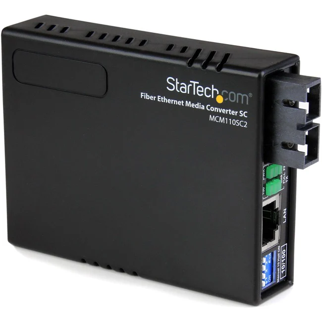 StarTech.com 10/100 Fiber to Ethernet Media Converter Multi Mode SC 2 km - Convert and extend a 10/100 Mbps Ethernet connection up to 2 km over Multi Mode SC fiber - fiber converter - ethernet media converter - fibre converter - 10/100 media converter - u
