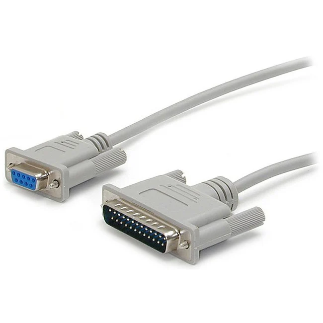 StarTech.com 10 Ft Serial Null Modem Cable 9-25 F/M