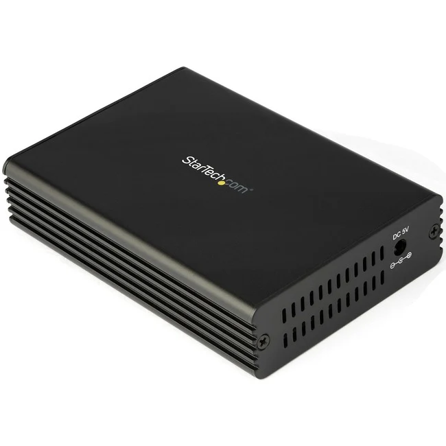 StarTech.com 10GbE Fiber Ethernet Media Converter 10GBASE-T- SFP to RJ45 Single Mode/Multimode Fiber to Copper Bridge 10Gbps Network - Fiber Ethernet media converter to convert & extend copper to fiber or vice versa - 10G network, 10GBASE-T, Unmanaged MMF