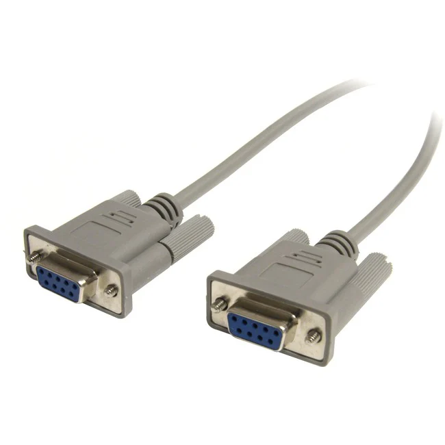 StarTech.com 25ft Cross Wired Serial Null Modem Cable